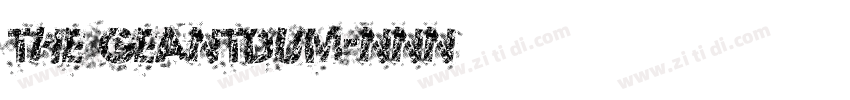 The Geantdum字体转换